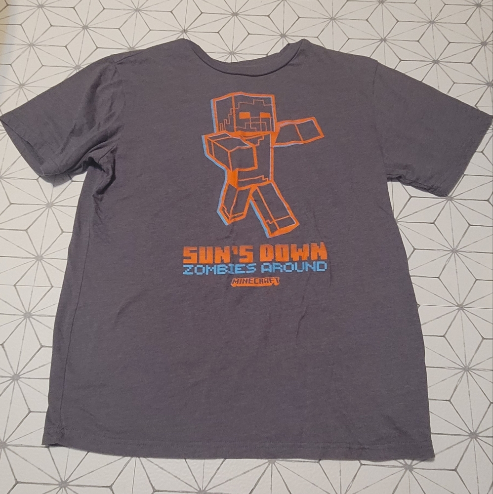 Minecraft kid large t-shirt